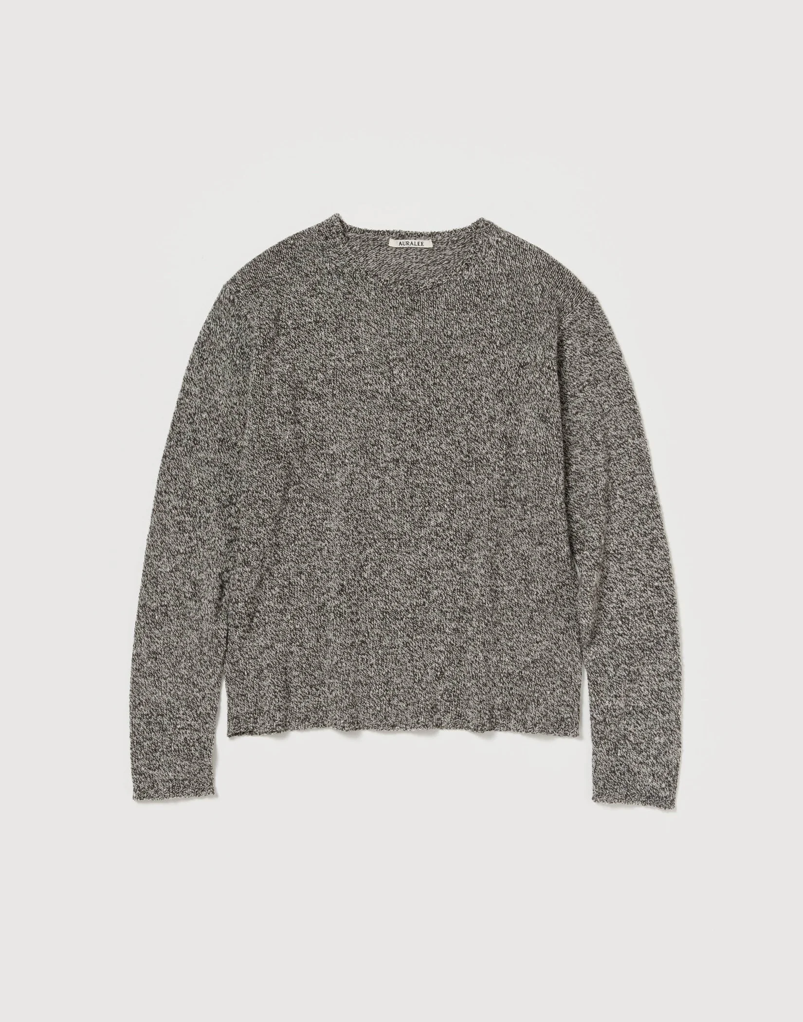 Auralee - AIRY SILK WOOL KNIT PULLOVER (TOP BLACK) — EQUIPMENT